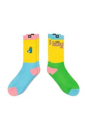 2 Pairs // Lazy   Cats socks