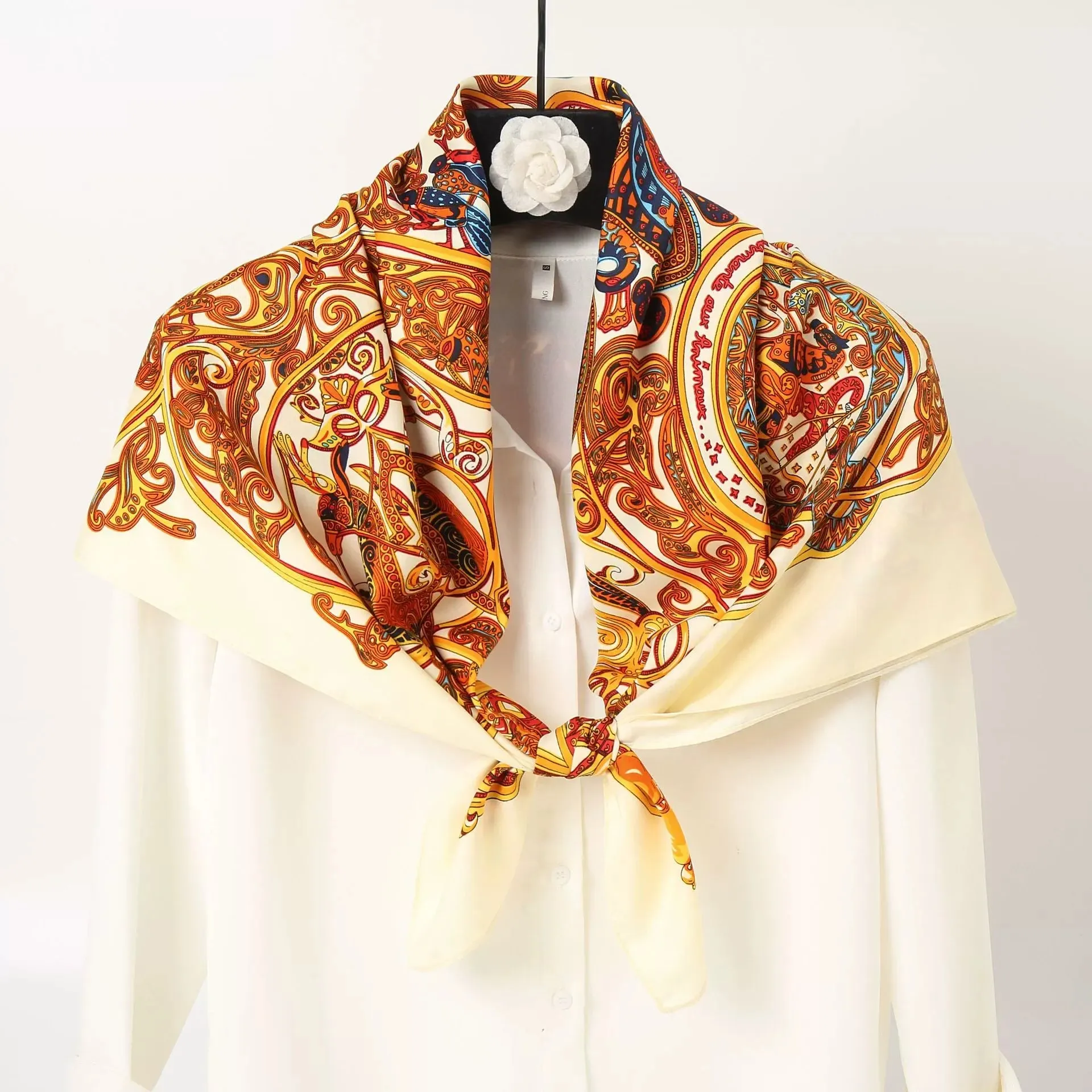 90*90cm Square Silk Scarf