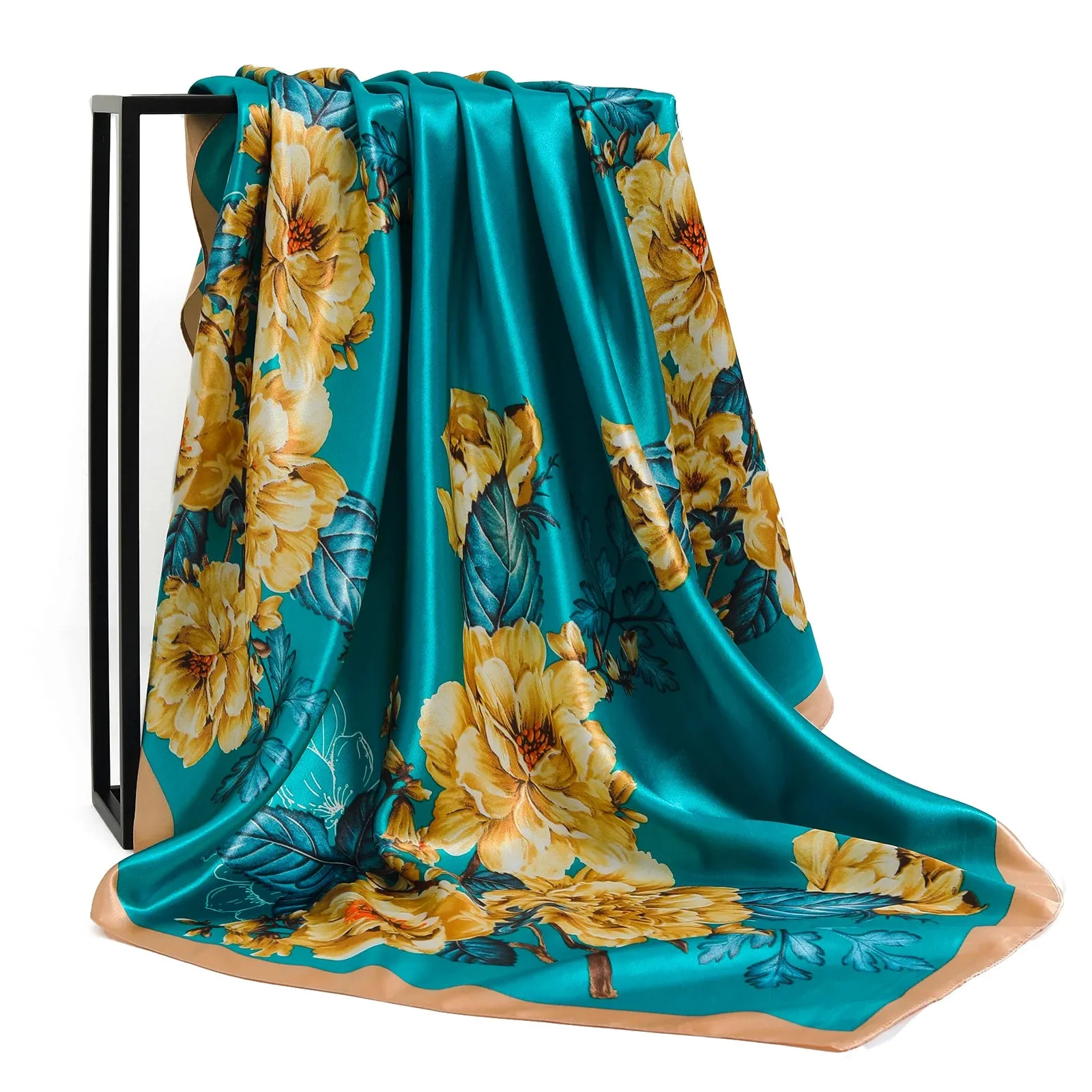 90*90cm Square Silk Scarf