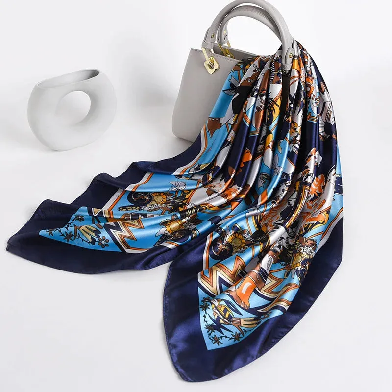 90*90cm Square Silk Scarf