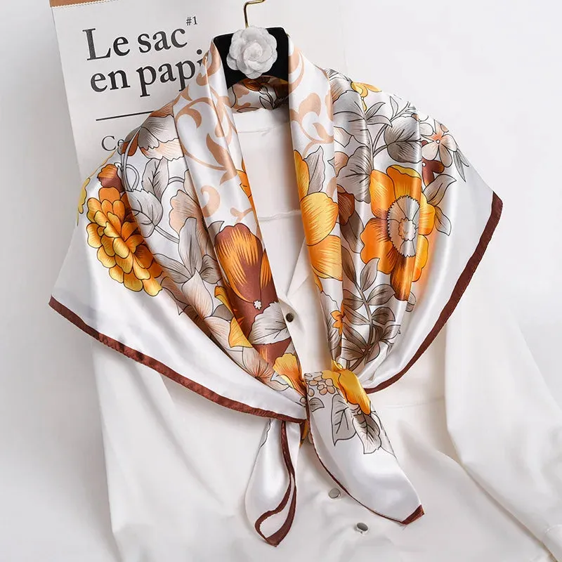 90*90cm Square Silk Scarf