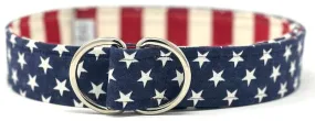 Americana Stars and Stripes D-Ring Belt by Oliver Green