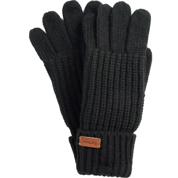 Barbour Ladies Saltburn Knitted Gloves - Black