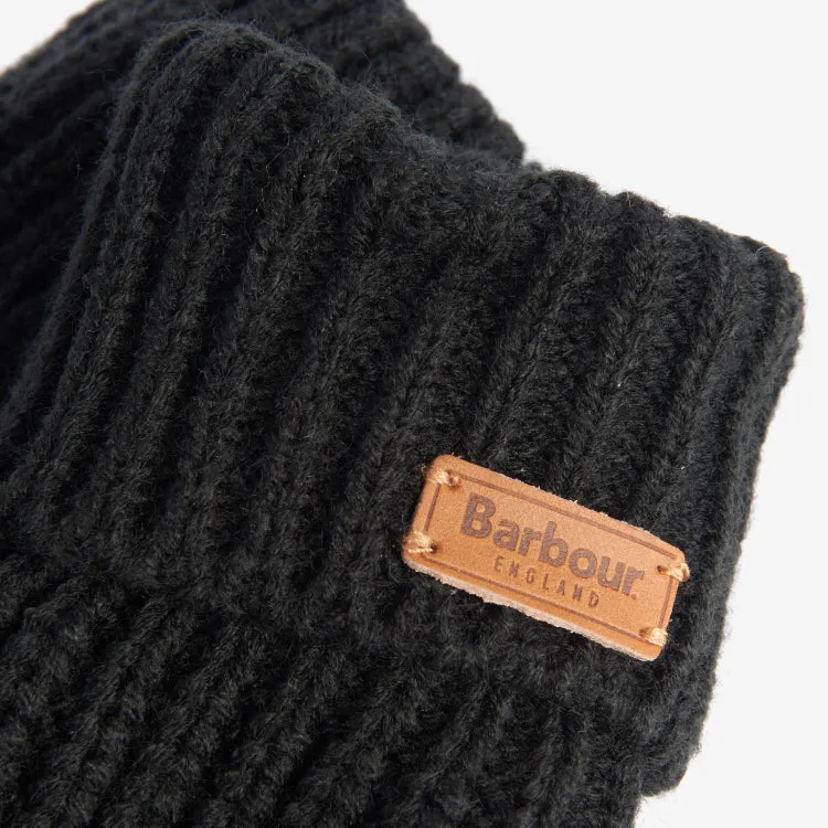 Barbour Ladies Saltburn Knitted Gloves - Black