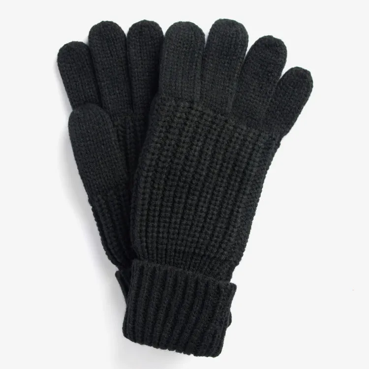 Barbour Ladies Saltburn Knitted Gloves - Black