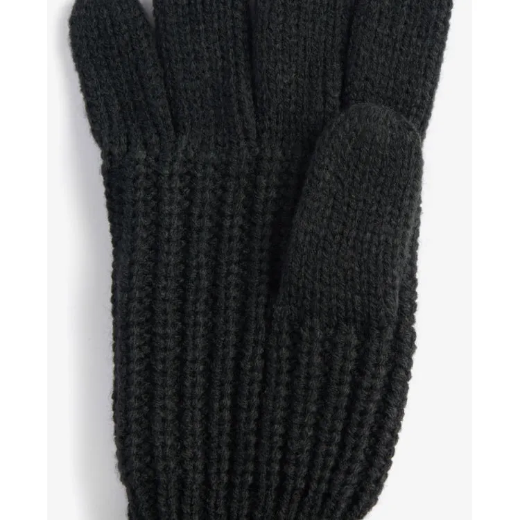 Barbour Ladies Saltburn Knitted Gloves - Black