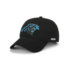 Carolina Panthers NFL Black Primary Logo Casual Cap (PREORDER - SHIPS MARCH 2025)