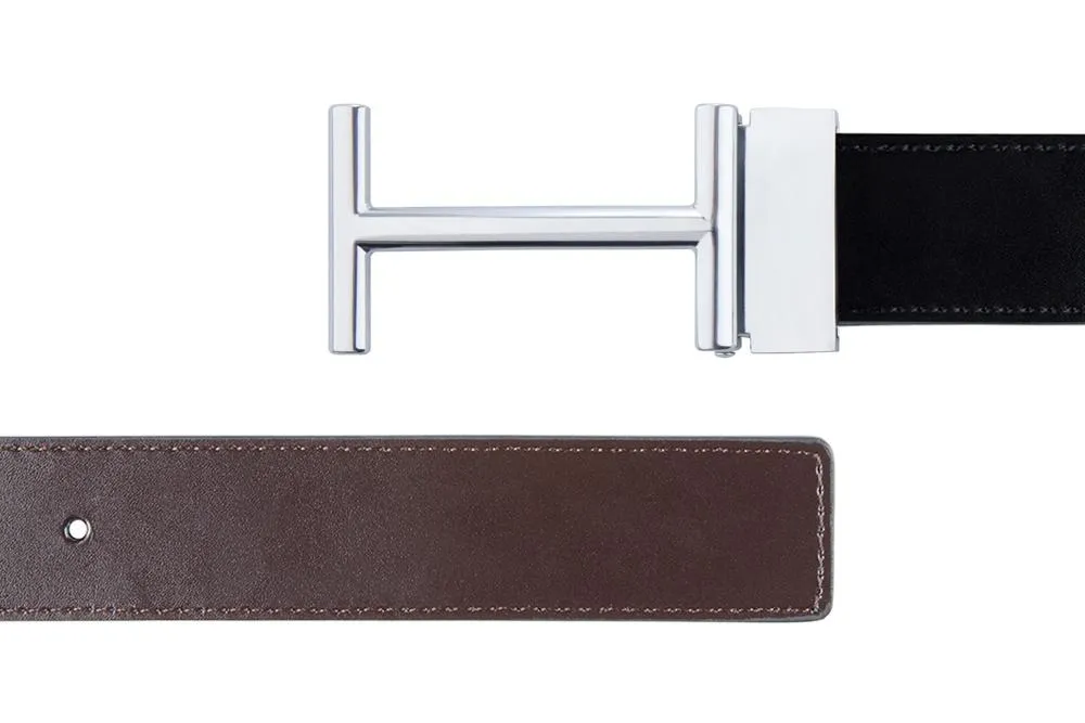 Cellio Silver with Black/Brown Strap