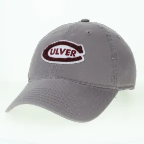 Chenille Varsity Culver Relaxed Twill Hat - Grey