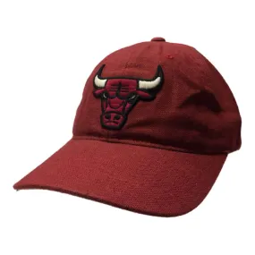 Chicago Bulls Mitchell & Ness Dark Red Adjustable Snapback Relax Hat Cap