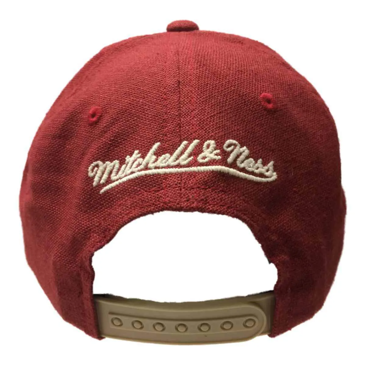 Chicago Bulls Mitchell & Ness Dark Red Adjustable Snapback Relax Hat Cap