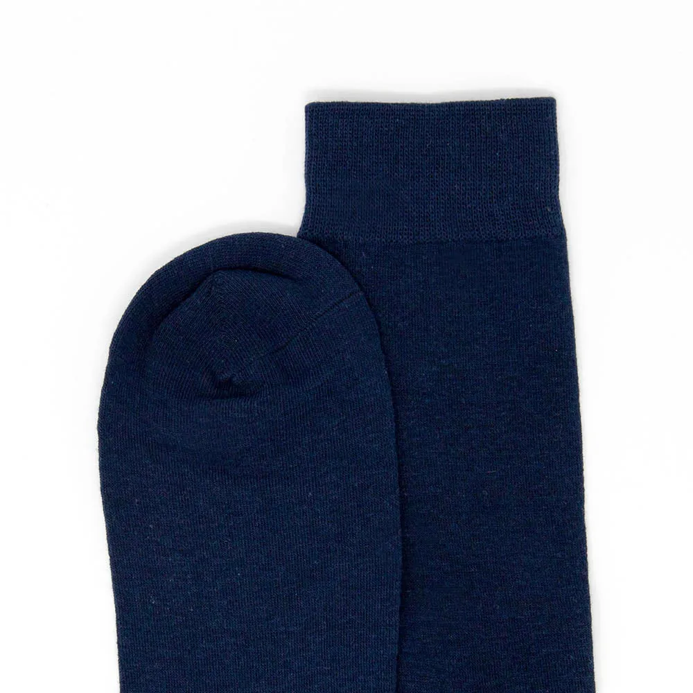 Classic Navy Blue Dress Socks