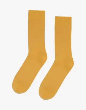 Classic Organic Sock - Burned Yellow