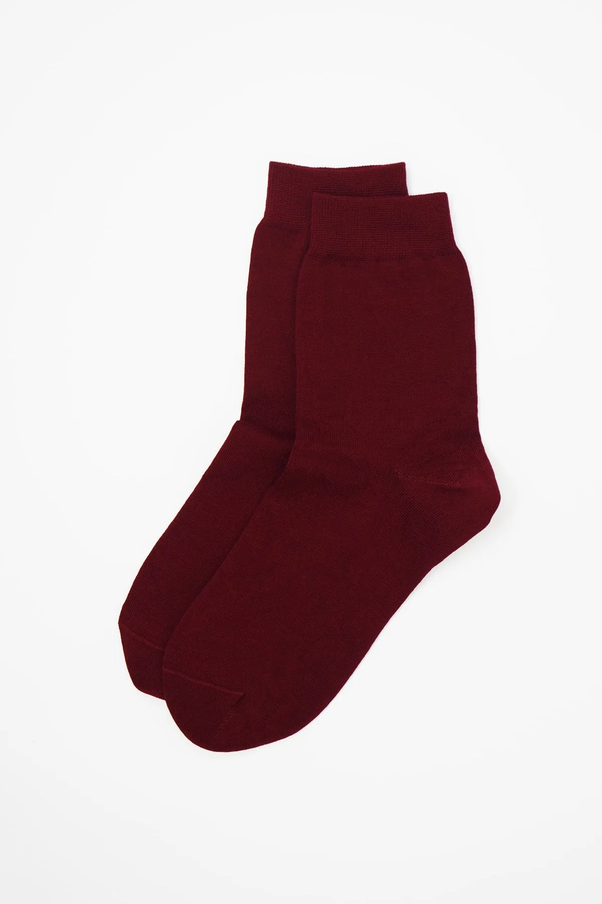 Classic Women's Socks - Burgundy