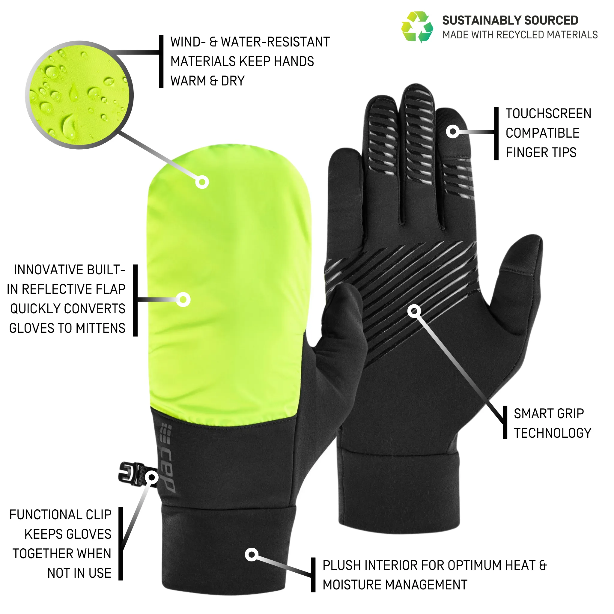 Cold Weather 2-in-1 Gloves