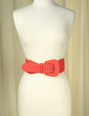 Coral Pinup Cinch Belt