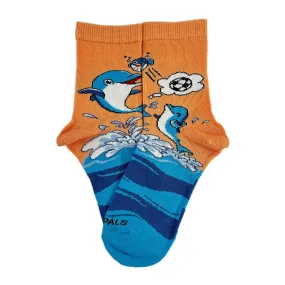 Dolphins and Soccer Socks from the Sock Panda (Ages 3-7)