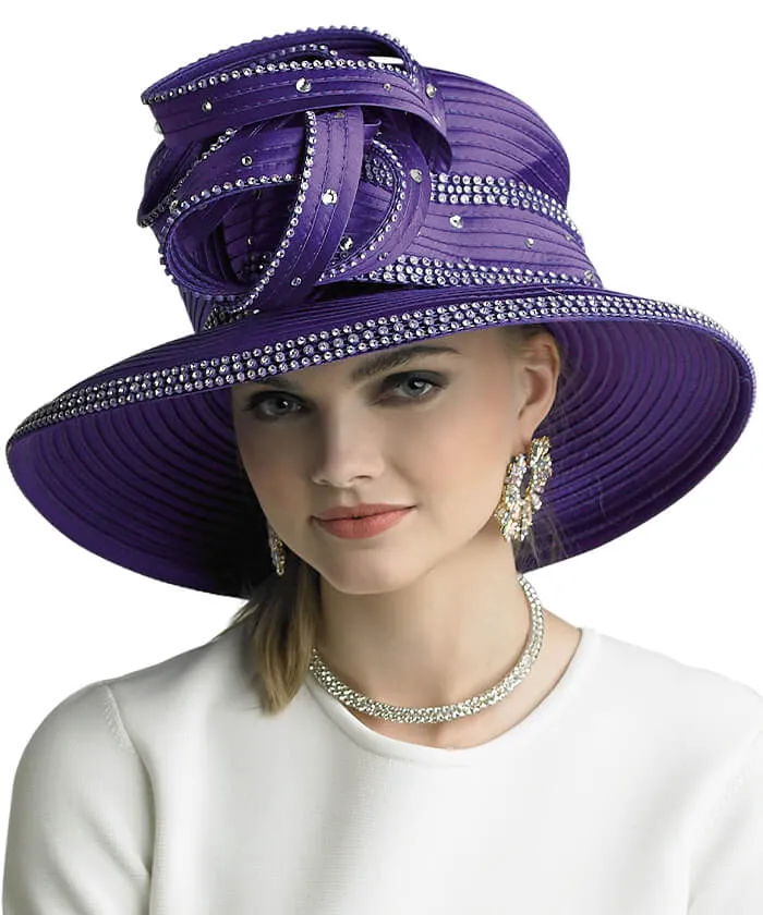 Lily and Taylor Hat H116-Purple