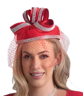 Lily and Taylor Hat H365-Red