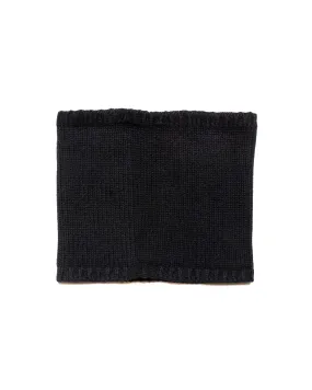 Margaret Howell Chunky Neckwarmer Merino Cashmere Black