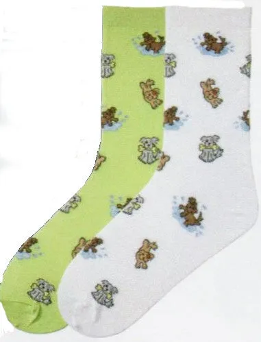 MHS K Bell Playful Pups Socks