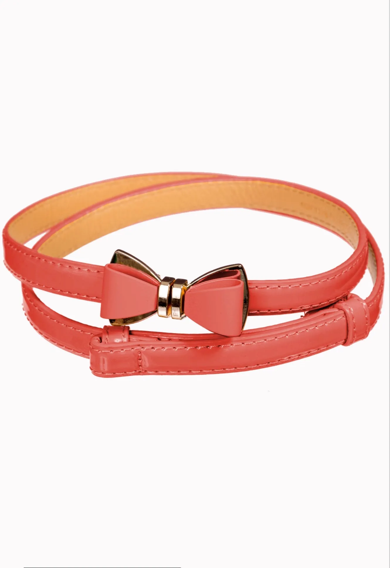 Ocean Avenue Belt in Apricot by Banned