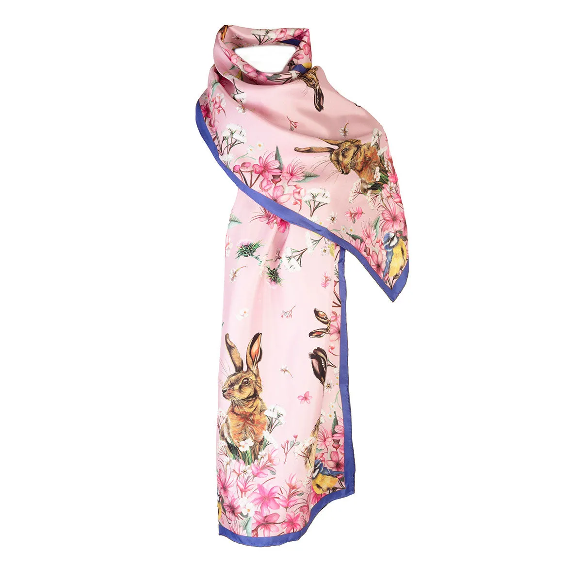 Oopsie Daisy Dawn Pink Classic Silk Scarf