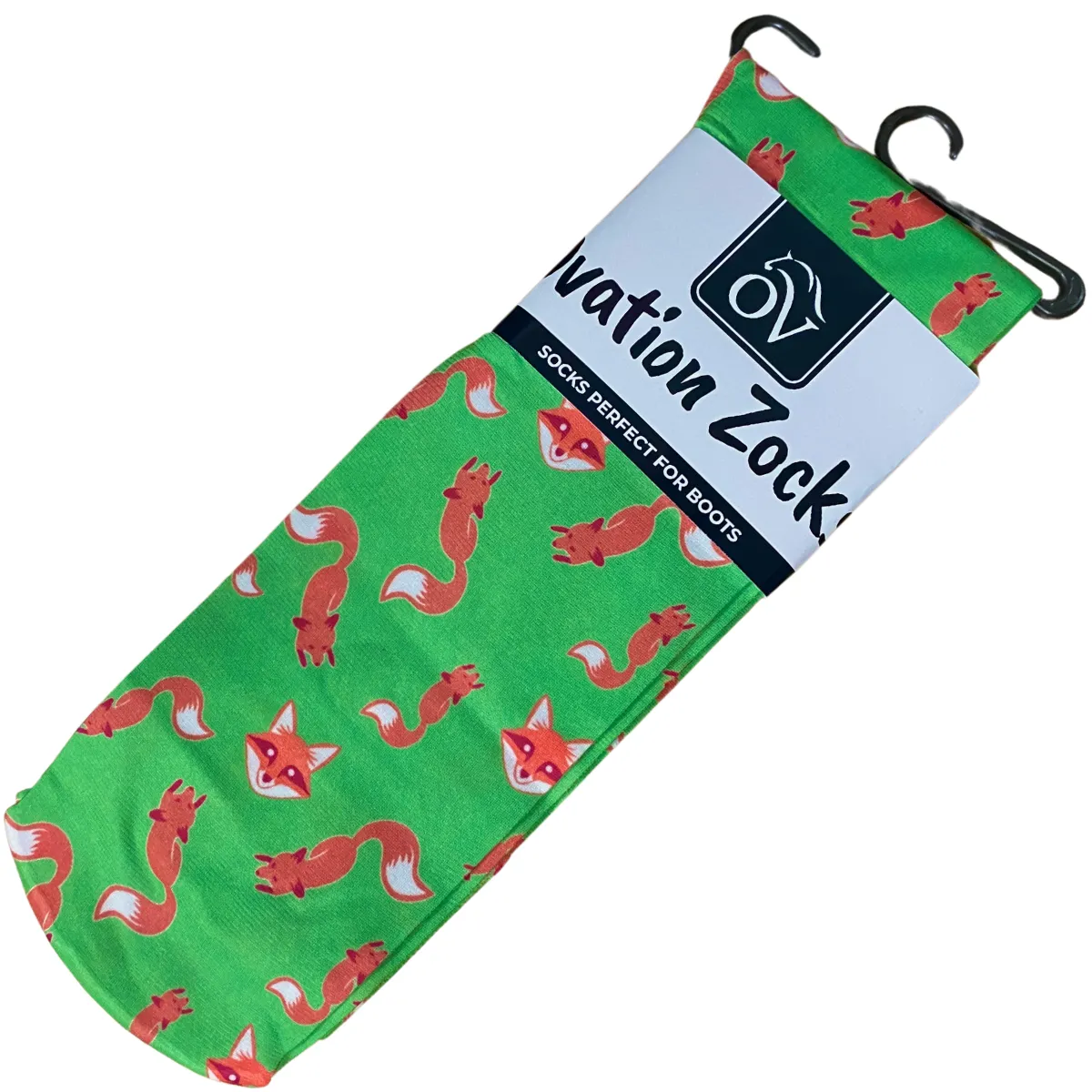 Ovation Zocks Boot Socks in Playful Foxes - Women's 9-11