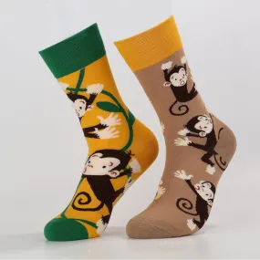 Playful Monkey Socks