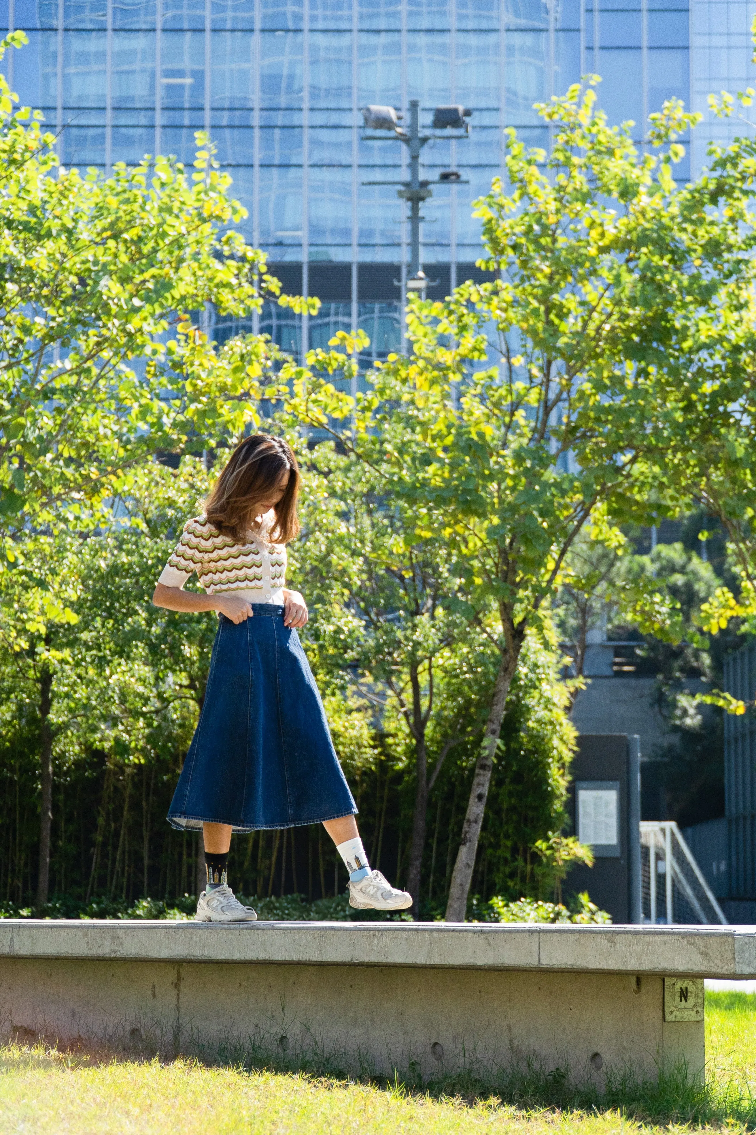 Playful Socks - HK Skyline Day & Night