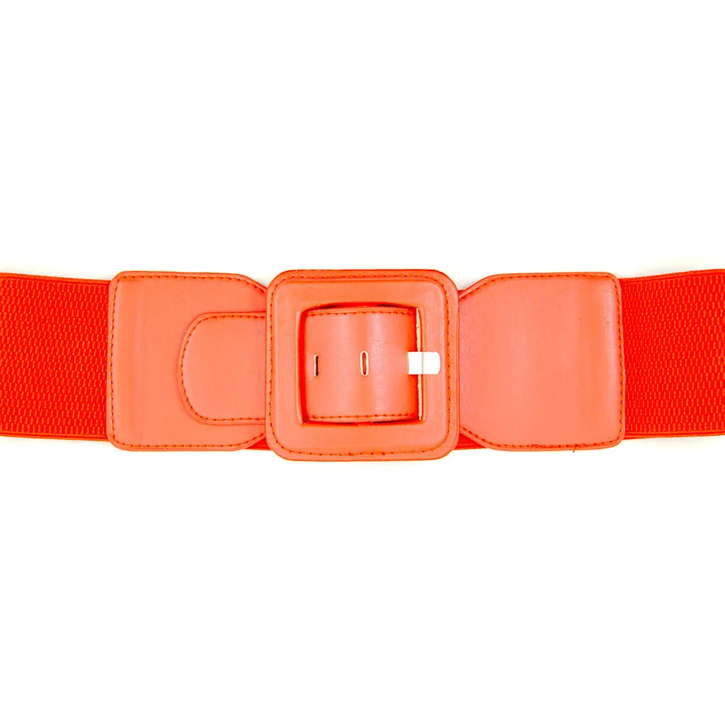 Red Square Cinch Belt