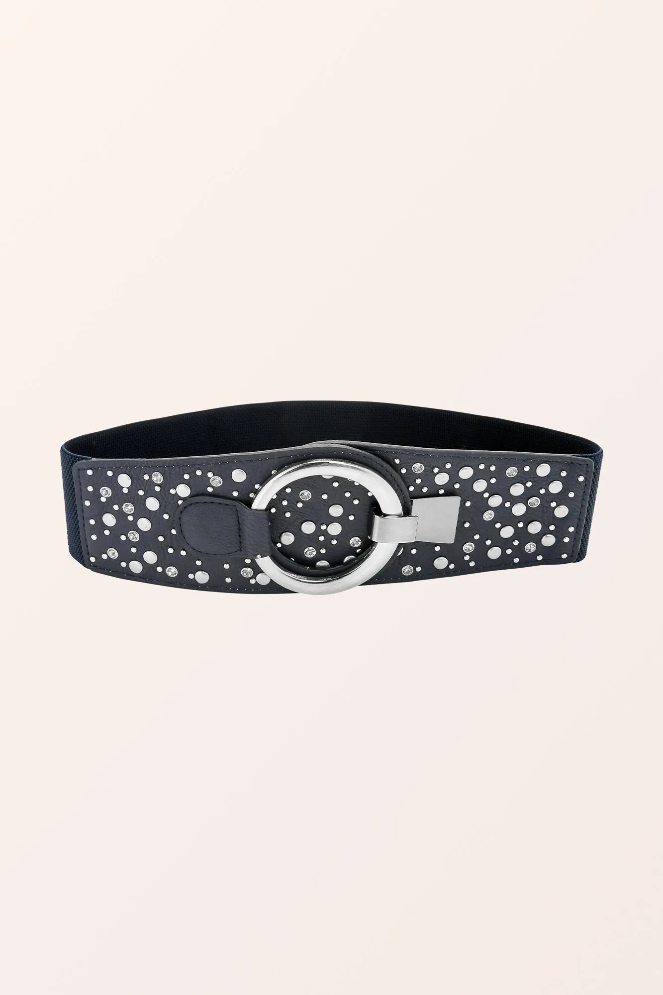 Ring Hook Buckle Belt - Midnight Blue