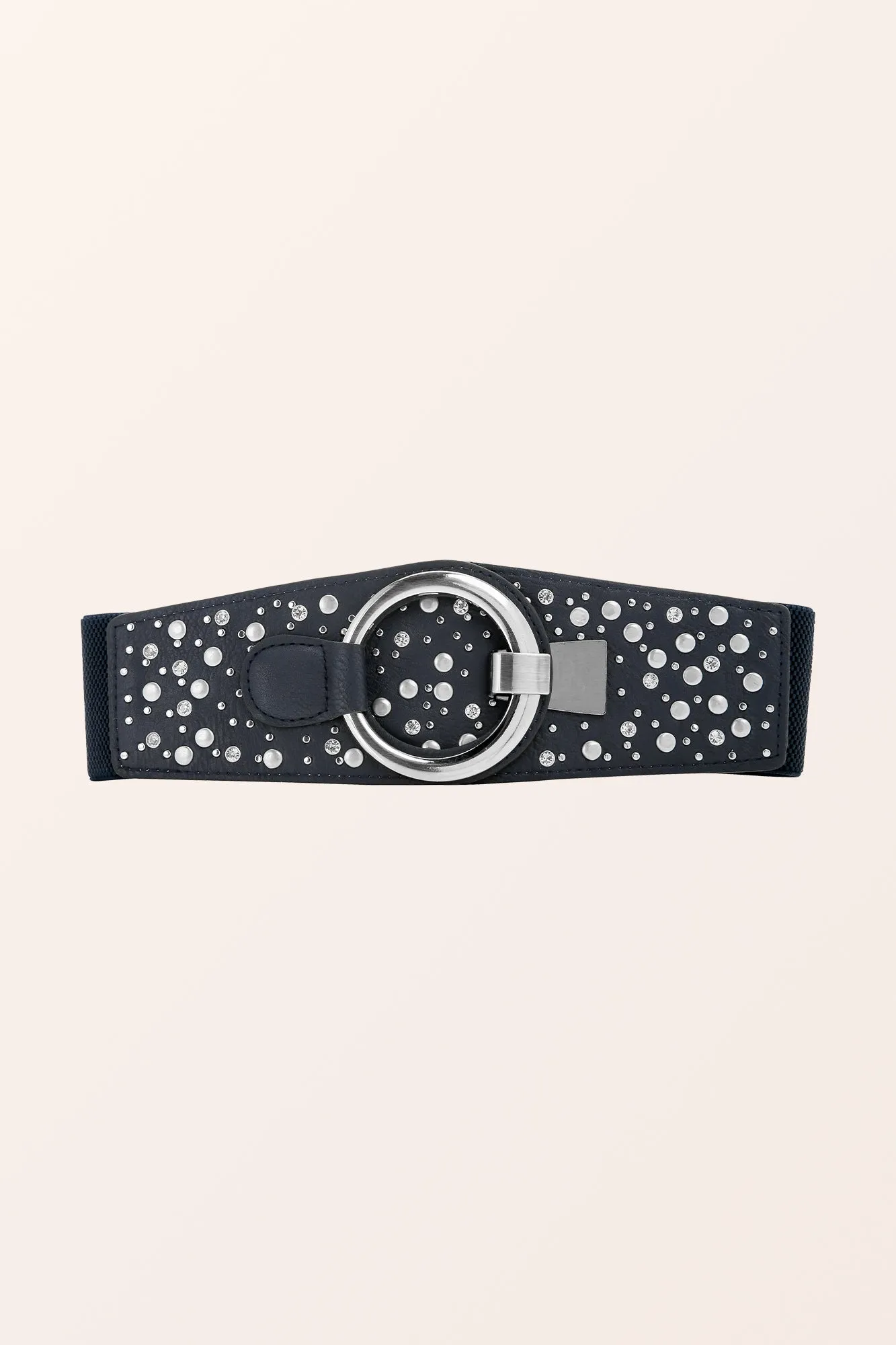 Ring Hook Buckle Belt - Midnight Blue