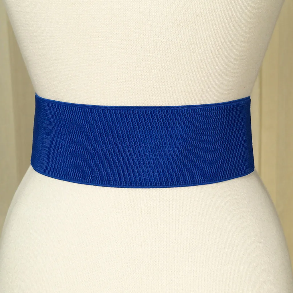 Royal Blue Pinup Cinch Belt