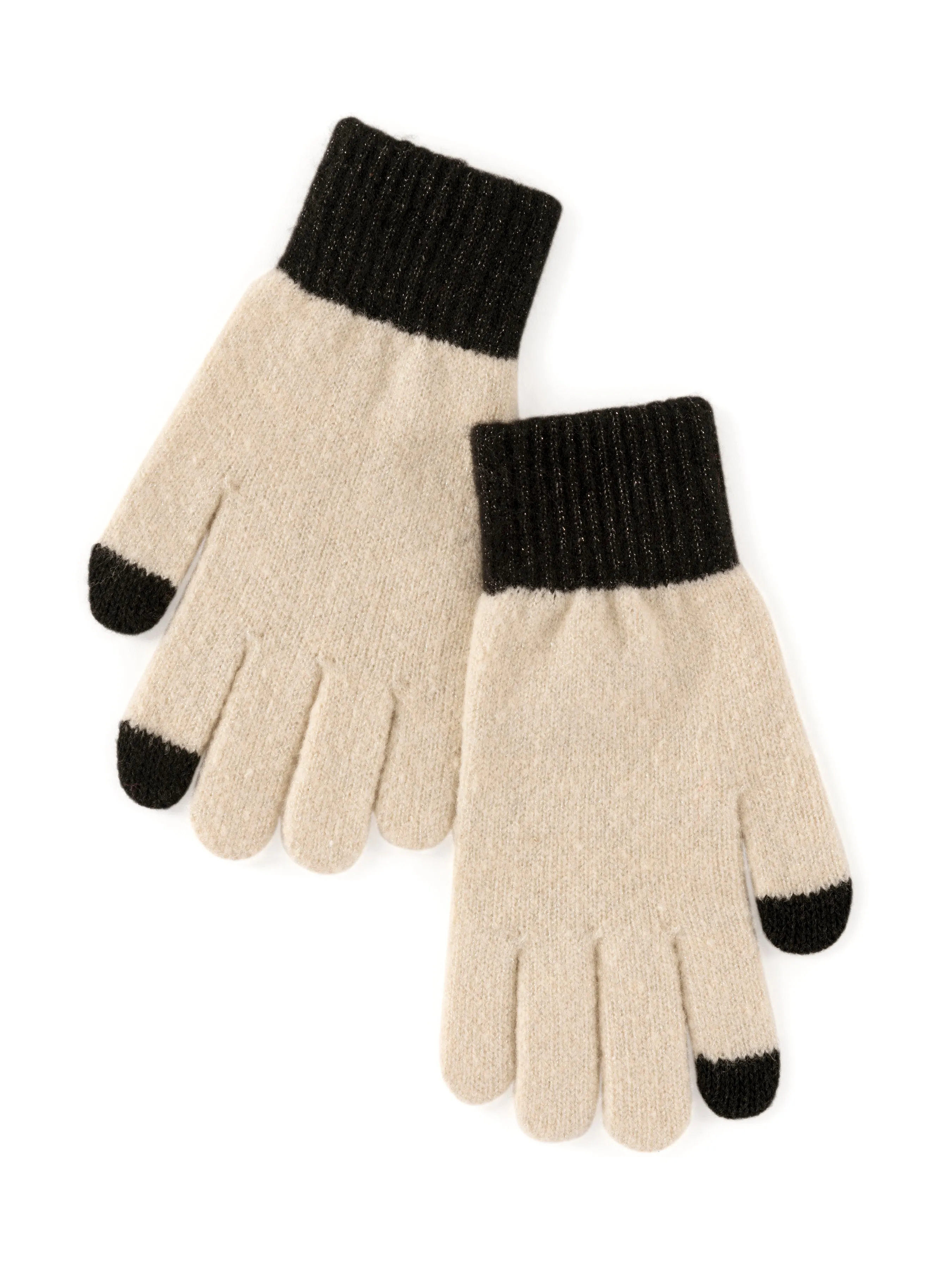 Shiraleah Tinsley Touchscreen Gloves, Ivory