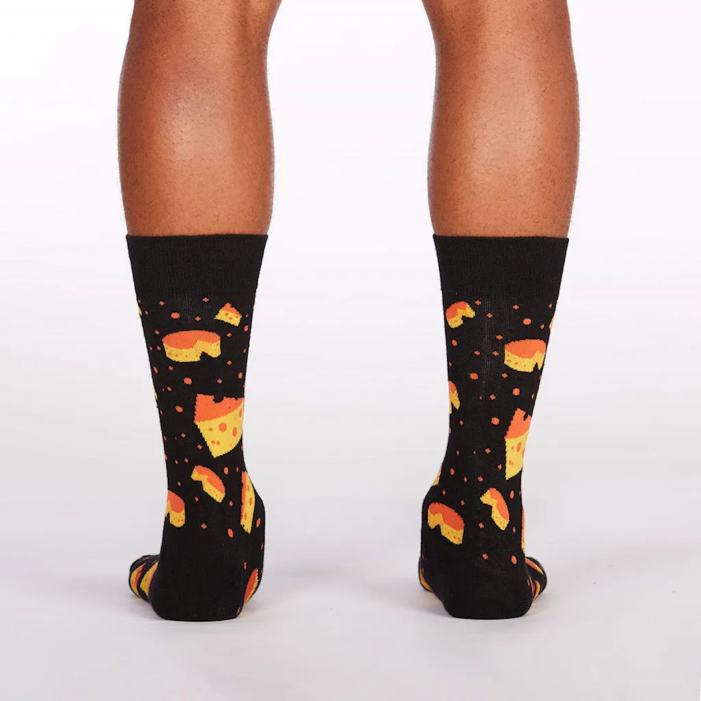 Space Cheese Crew Socks