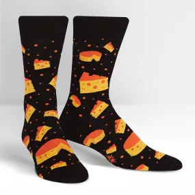 Space Cheese Crew Socks