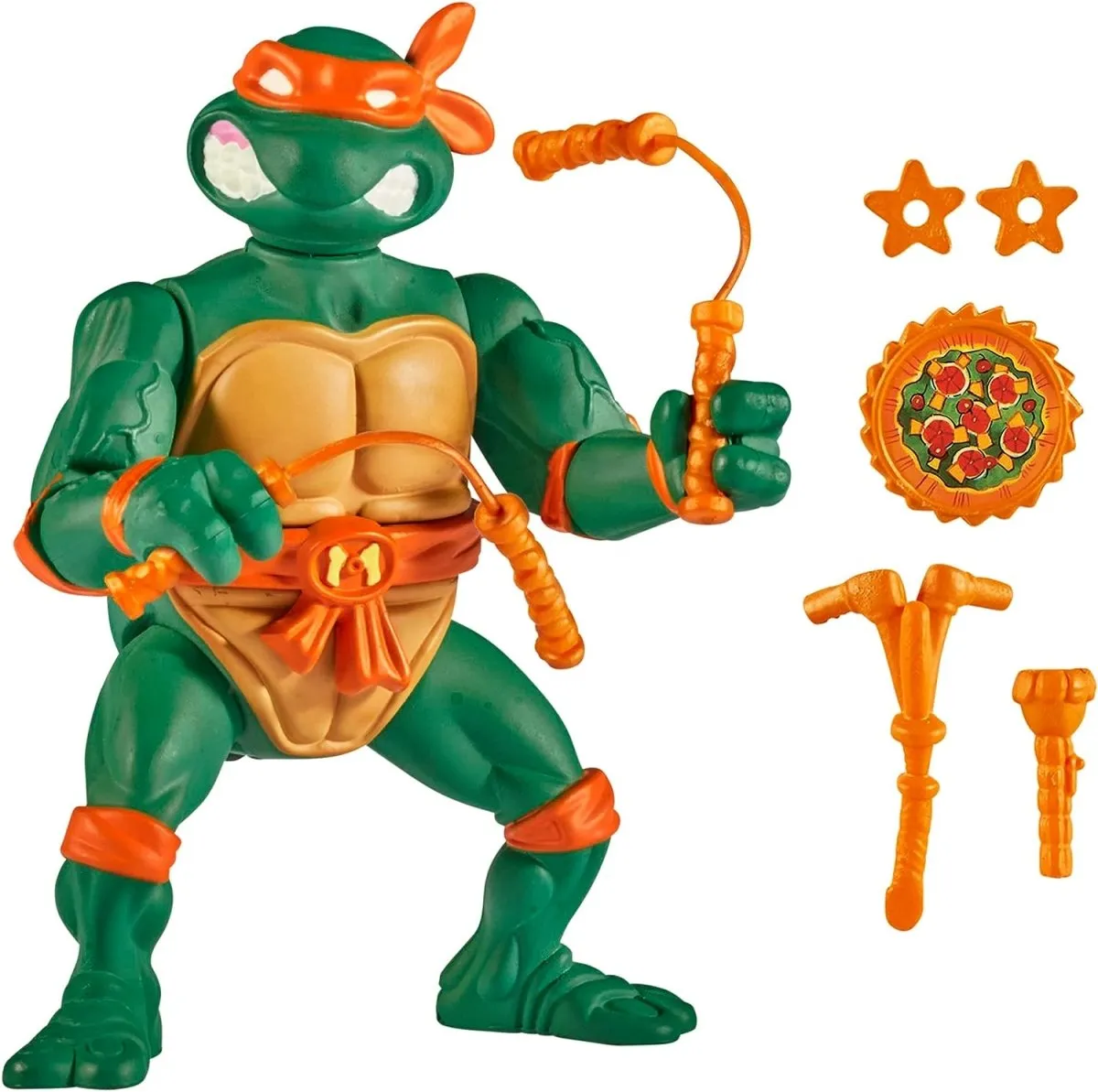 TMNT Classic Collection Michaelangelo With Storage Shell Action Figure