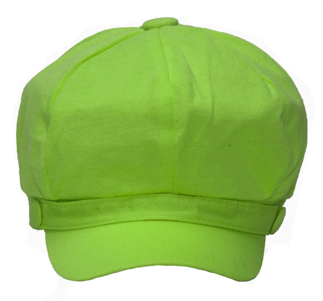 TopHeadwear Womens Brige Neon Newsboy Cap