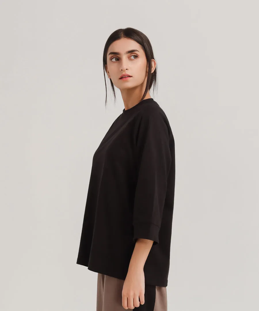 Women's Relaxed Fit Three Quarter Tee